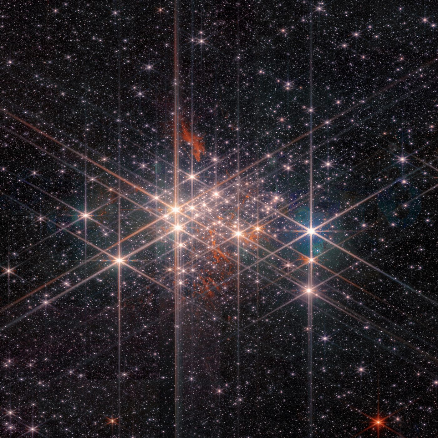 James Webb-telescoop legt spectaculair stervormingsgebied vast in satellietstelsel